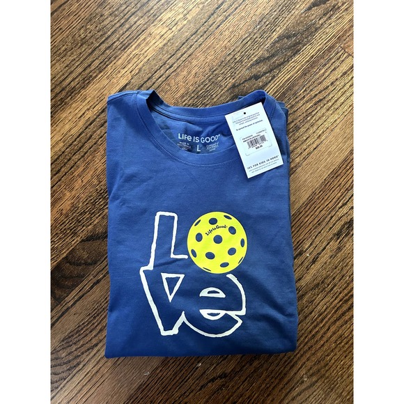 Life Is Good Tops Nwt Life Is Good Love Pickleball Womens Tshirt